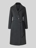 ICONS Cinzia Rocca Mantel mit Kaschmir-Anteil Mittelgrau Melange