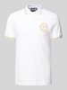 Versace Jeans Couture Poloshirt mit Label-Stitching Weiss