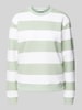 Christian Berg Woman Sweatshirt aus Baumwoll-Mix Lind