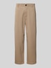 ANNARR Straight Leg Chino mit Gürtelschlaufen Modell 'STORM' Beige