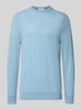 FTC-Cashmere Kaschmirpullover mit Rundhalsausschnitt Hellblau