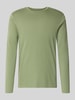 Christian Berg Men Longsleeve met ronde hals Rietgroen