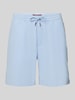 Tommy Hilfiger Regular Fit Shorts aus Baumwoll-Elasthan-Mix Hellblau