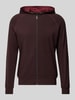 BOSS Sweatjacke mit Kapuze Bordeaux