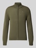 Napapijri Strickjacke mit Logo-Stitching Modell 'DAMAVAND' Khaki