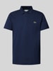 Lacoste Poloshirt met labeldetail Marineblauw