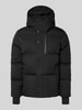 GOFRANCK Kurtka pikowana z kapturem model ‘BAYU’ Czarny