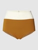 Mymarini Bikinislip in two-tone-stijl Donkergeel