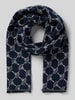 JOOP! Collection Sjaal van pure viscose, model 'Felix' Marineblauw