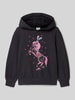 s.Oliver RED LABEL Regular fit hoodie van katoenmix Grafiet