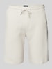 MCNEAL Regular Fit Shorts mit Strukturmuster Sand