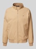 Tommy Hilfiger Jack met logostitching, model 'HARRINGTON' Zand