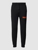 HUGO Sweatpants mit Label-Detail Modell 'Linked' Black