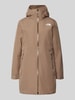 The North Face Jacke mit Kapuze und Zweiwege-Reißverschluss Modell 'HIKESTELLER' Taupe