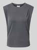Jake*s Collection Tanktop met ronde hals Donkergrijs