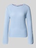 Tommy Hilfiger Regular Fit Pullover aus Baumwoll-Mix Hellblau