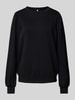 Soyaconcept Sweatshirt met ruches, model 'Banu' Zwart