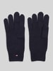 Tommy Hilfiger Handschuhe aus Baumwoll-Mix mit Woll-Anteil Marine