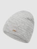 Barts Beanie mit Raffungen Modell 'Seume' Hellgrau meliert