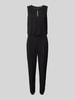 Vera Mont Jumpsuit mit Strasssteinbesatz Black