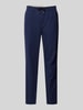 Scotch & Soda Straight fit broek in effen design, model 'WARREN' Donkerblauw