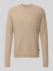 Jack & Jones Premium Strickpullover mit Rundhalsausschnitt Modell 'REAGAN' Camel