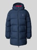 Tommy Jeans Parka pikowana z wyhaftowanym logo Granatowy