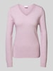 Vila Strickpullover mit V-Ausschnitt Modell 'RIL' Rosa