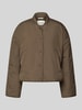 Marc O'Polo Comfort Fit Blouson aus Satin Mittelbraun