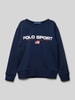 Polo Sport Sweatshirt met labelprint Marineblauw