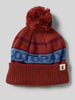 Cotopaxi Beanie met labeldetails Camel