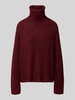 ICHI Strickpullover mit Rollkragen Modell 'KAMARA' Bordeaux