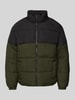 Jack & Jones Gewatteerd jack met opstaande kraag, model 'MAZE' Olijfgroen