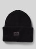 Helly Hansen Beanie met labelpatch Zwart