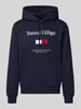 Tommy Hilfiger Regular fit hoodie van katoenmix Marineblauw
