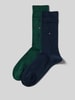 Tommy Hilfiger Socken mit Logo-Stitching im 2er-Pack Dunkelgruen