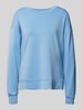 Soyaconcept Sweatshirt met extra brede schouders, model 'BANU' Lichtblauw