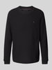 Tommy Hilfiger Longsleeve mit Logo-Stitching Black