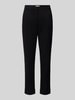 Christian Berg Woman Slim Fit Stoffhose aus Viskose-Mix Black