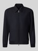 BOSS Slim Fit Bomberjacke mit Schurwoll-Anteil Modell 'P-Hanry-BMB-WG-264' Marine