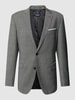 JOOP! Collection Slim fit 2-knoops colbert met geweven motief, model 'Finch' Antraciet