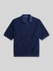 Polo Ralph Lauren Relaxed Fit Poloshirt aus reiner Baumwolle in Strick-Optik Marine