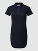 Tommy Hilfiger Curve PLUS SIZE jersey jurk met polokraag, model '1985' Marineblauw