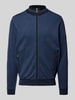 bugatti Sweatjacke mit Stehkragen Jeansblau