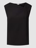 s.Oliver BLACK LABEL Top met plooien Zwart