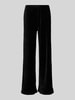 Mango Straight Leg Stoffhose in Crinkle-Optik Modell 'XMARTE' Black