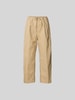 Closed Stoffhose mit elastischem Bund Beige