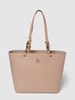 Tommy Hilfiger Tote bag met korte hengsels, model 'CHIC' Taupe