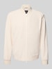 BOSS Regular fit blouson met fijne structuur, model 'HANRY' Offwhite