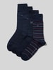 Tommy Hilfiger Socken mit Label-Details im 4er-Pack Marine